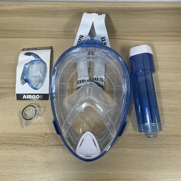 US Divers Airgo Full Face Snorkel Mask - Adult XS/SM Easy Breathe Snorkel System - Picture 5 of 7